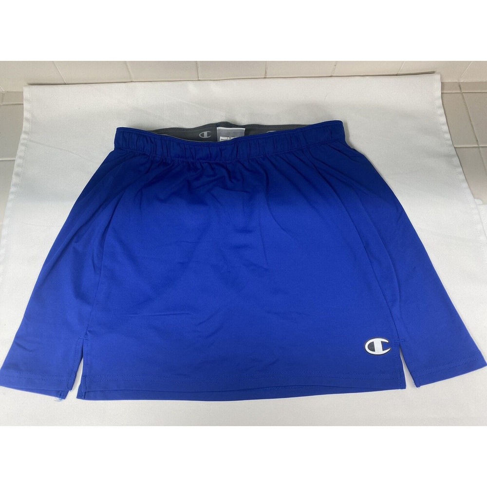 Champion Women's Athletic Skirt/Skort XL Royal Blue Elastic tie Waist Activewear